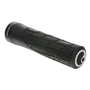 A single Ergon GA2 Fat Grips is shown in black rubber with a white end plug