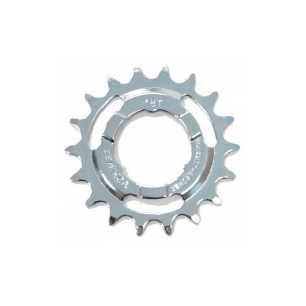 A Sturmey Archer 3-Spline Dished Sprocket is shown as a silver cog on a white surface