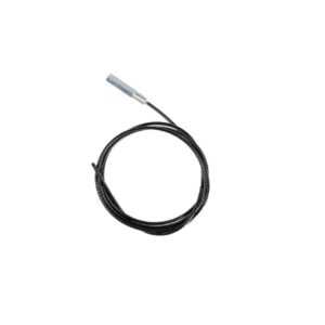 An Ortlieb Spare Wire Cable for Handlebar Mounting-Set is shown as a black wire cord twisted with one bolted end